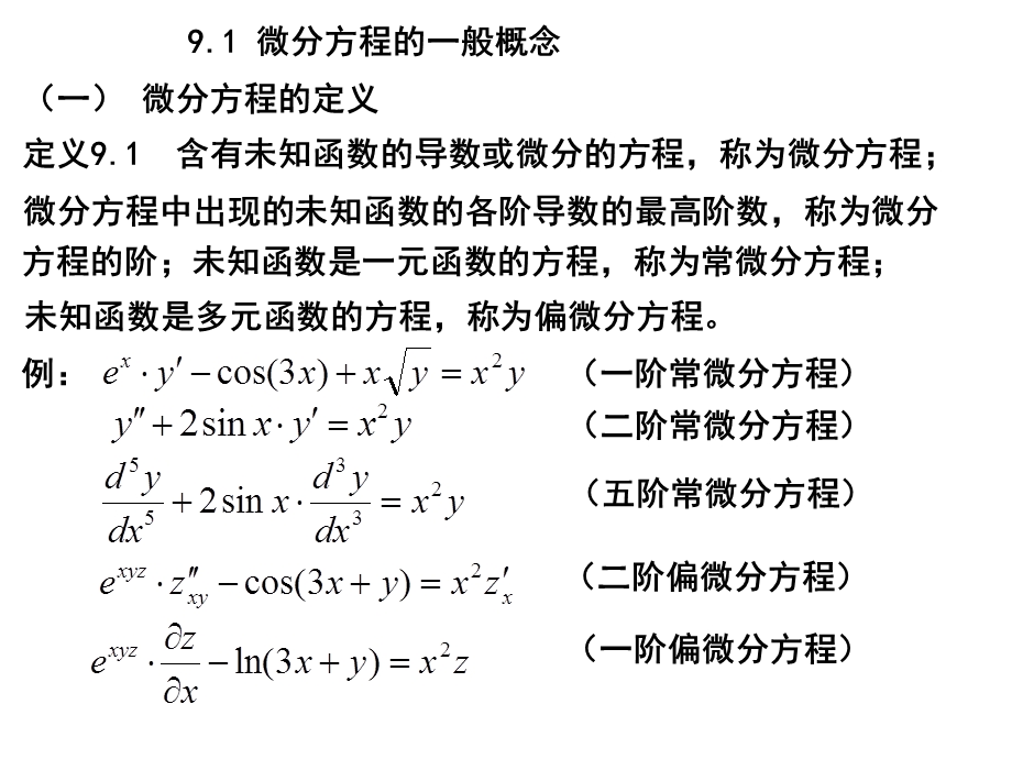 微分方程的一般概念.ppt_第1页