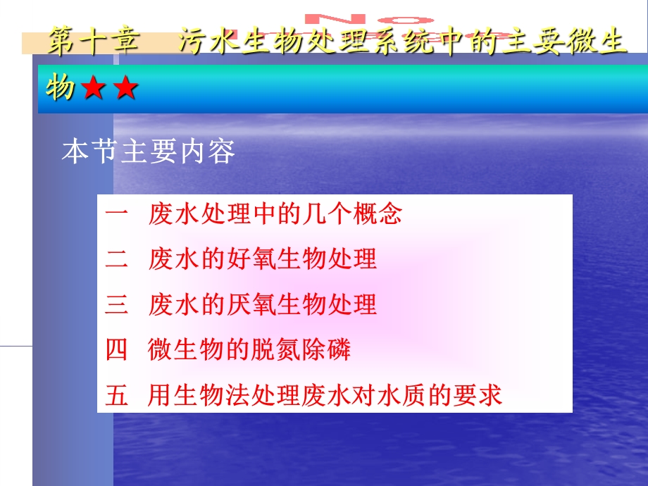 水处理微生物课件第十章.ppt_第1页