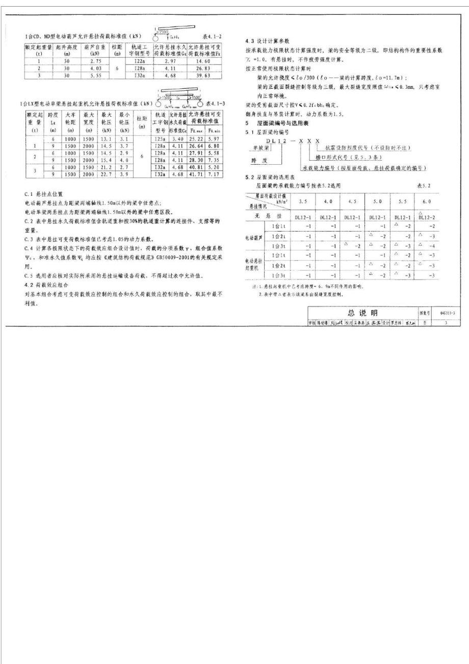 04G3533 钢筋混凝土屋面梁12m单坡.doc_第3页