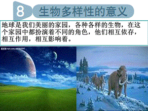 教科版科学六年级上册《生物多样性的意义》.ppt