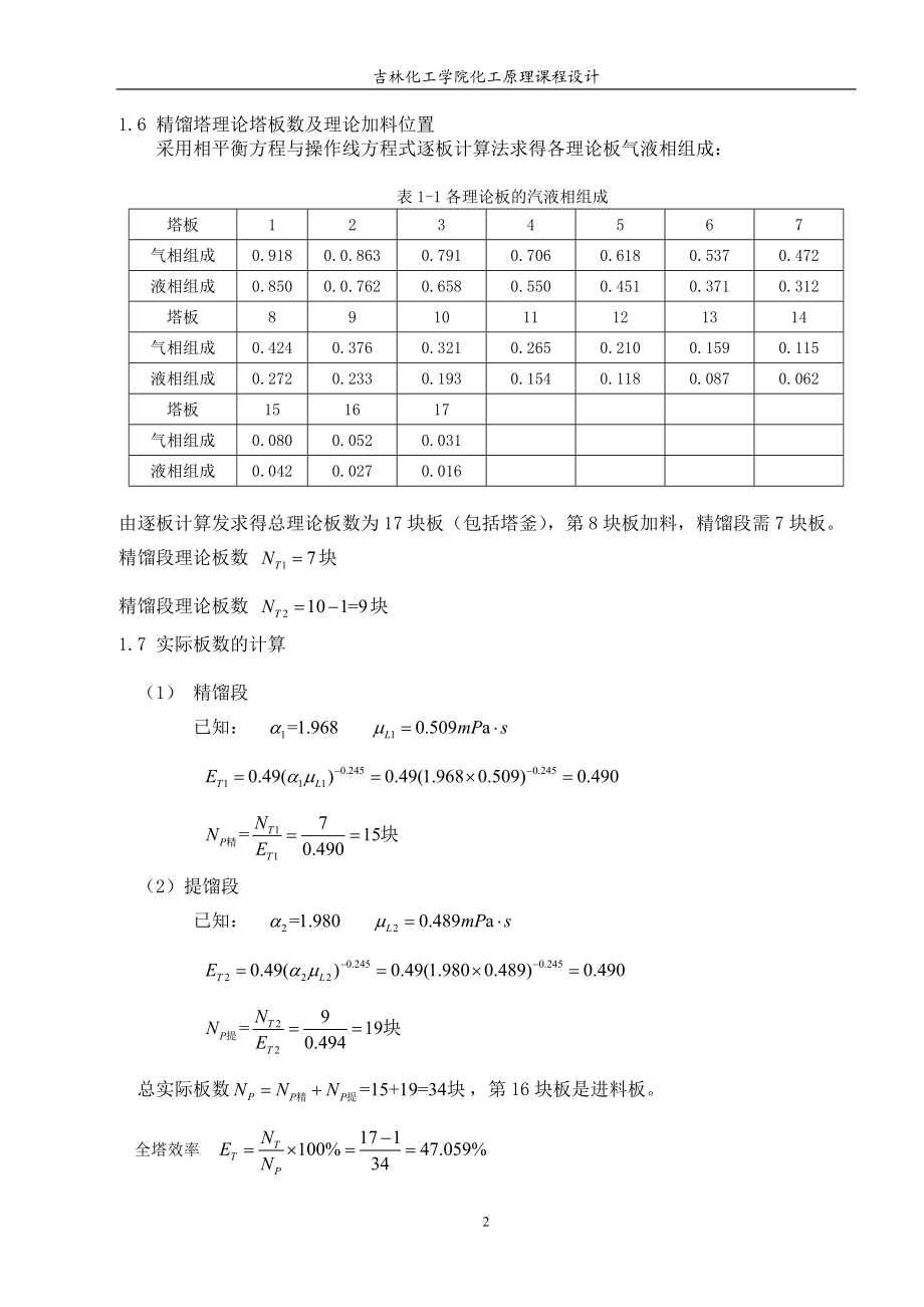 化工原理课程设计精馏塔工艺设计计算.doc_第3页