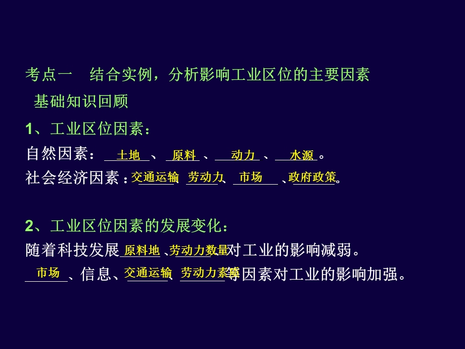 工业与地理环境(复习).ppt_第2页