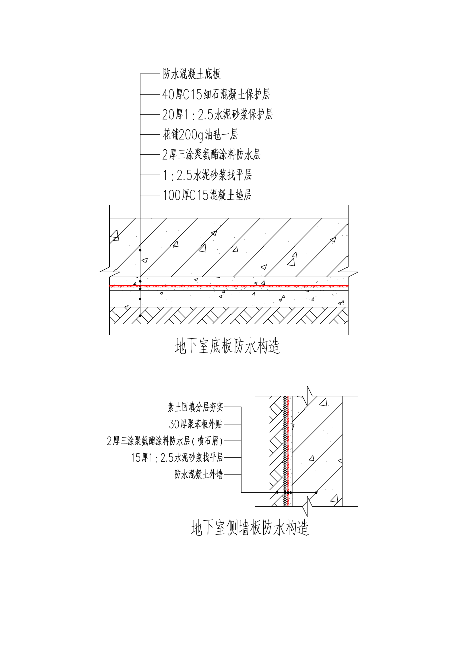 多层办公综合楼地下室防水工程施工组织设计方案(聚氨酯防水).doc_第3页