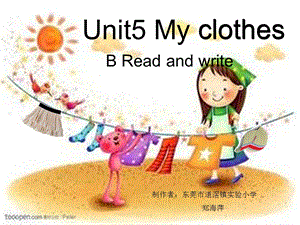 新版PEP小学英语四年级下册Unit-5-B-Read-and.ppt