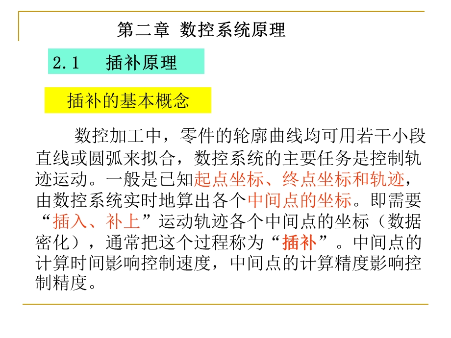 数控机床插补计算.ppt_第1页