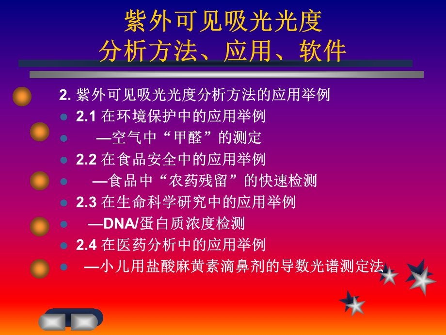 紫外可见吸光光度分析方法、应用、软件.ppt_第3页