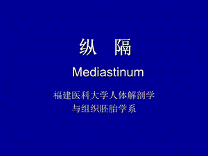 局解课件-实验课2纵隔.ppt