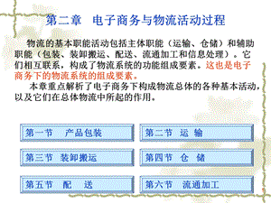 电子商务物流活动过程.ppt