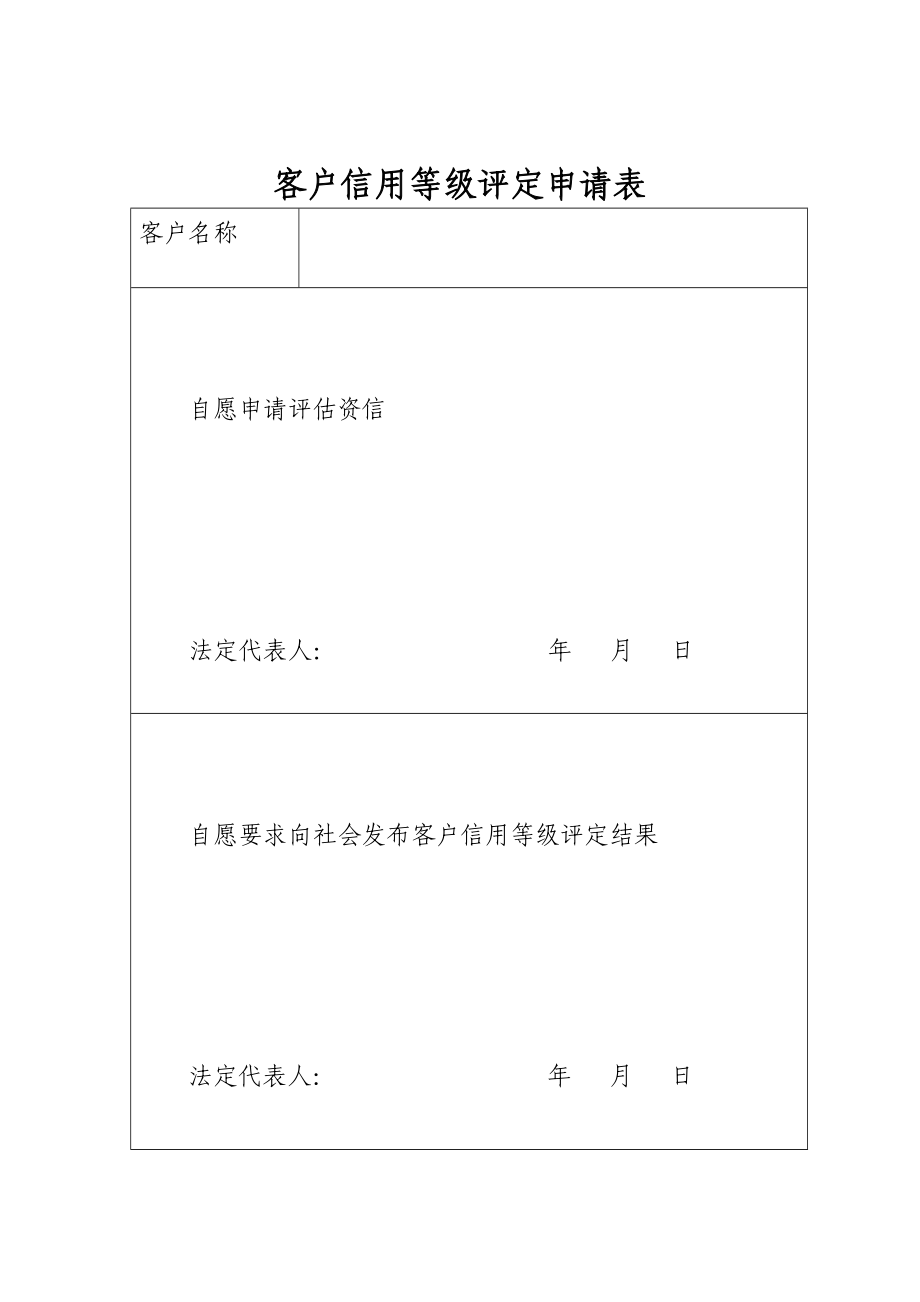 中小企业投资担保有限责任公司客户信用等级申报评审表.doc_第2页