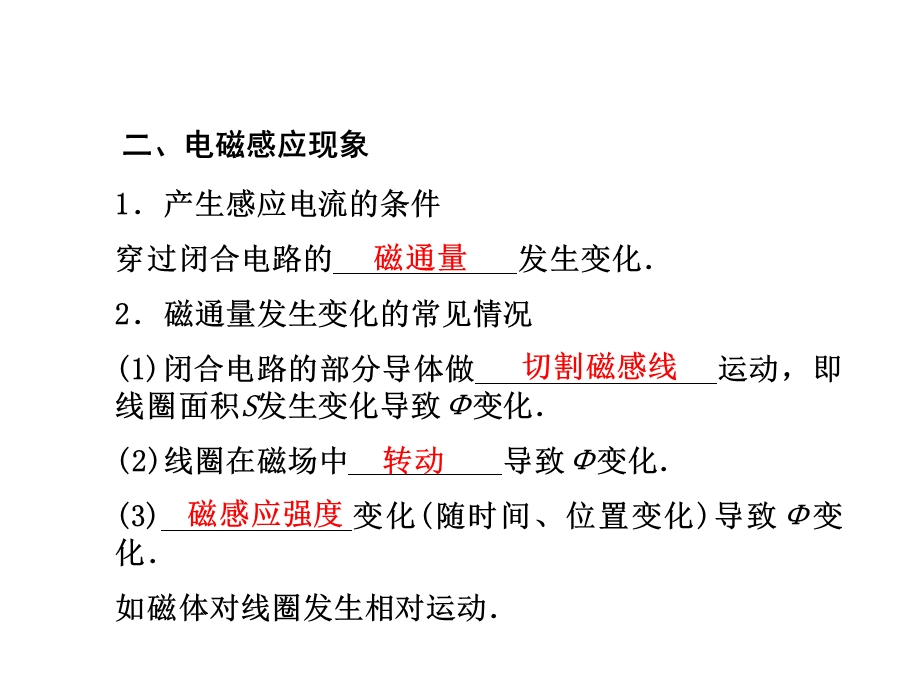 电磁感应现象感应电流的方向.ppt_第3页