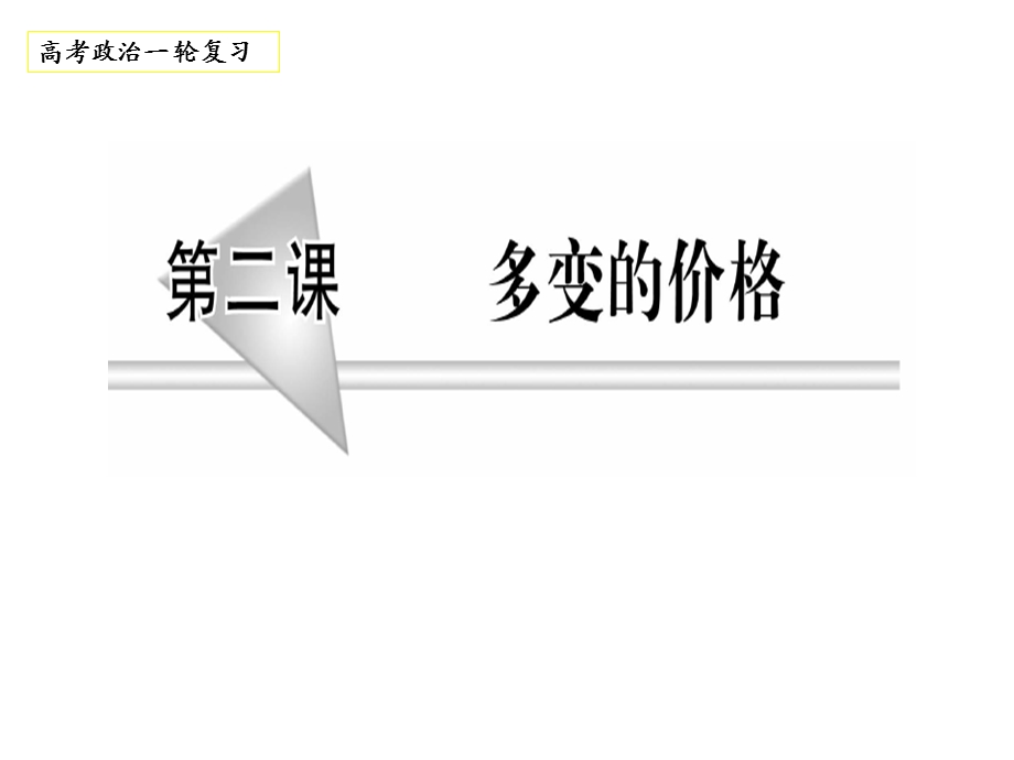 第二课　多变的价格复习.ppt_第1页