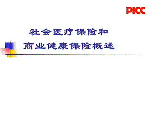 社会医疗保险和商业健康保险.ppt