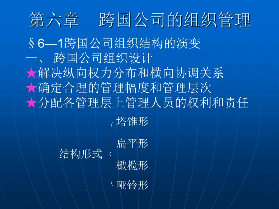 跨国公司的组织管理.ppt_第1页