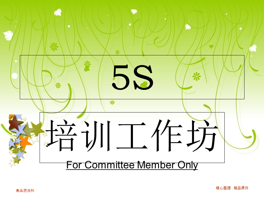 诺基亚公司经典培训教案-5S-Lev.ppt_第1页