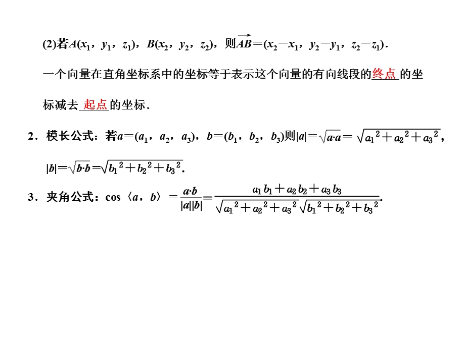 77空间向量的坐标运算.ppt_第3页