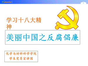 美丽中国之反腐倡廉.ppt