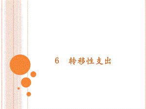 财政学06转移性支出.ppt