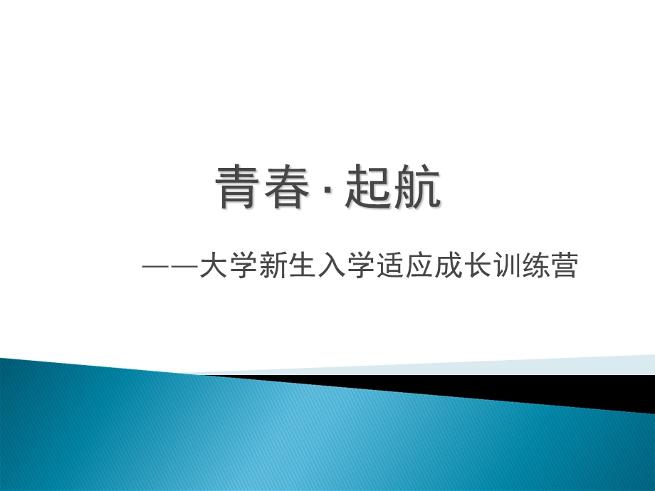 青春期航-大学新生入学成长训练营.ppt_第2页