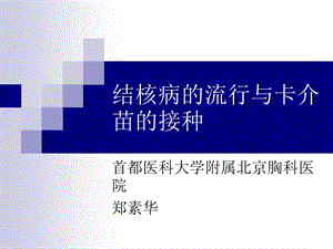 结核病的流行与卡介苗接种.ppt