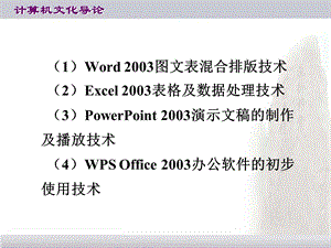 补充知识文字处理软件使用方法.ppt