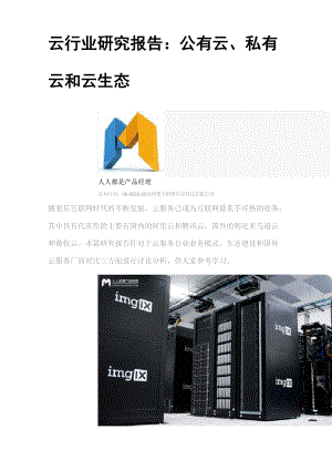 云服务行业咨询报告.docx