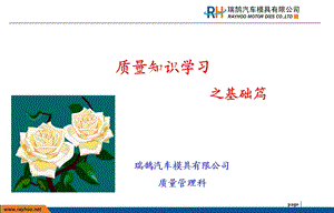 质量基础知识质保部王丽平.ppt