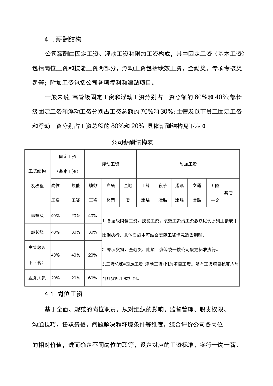 企业薪酬管理制度实用模板.docx_第3页