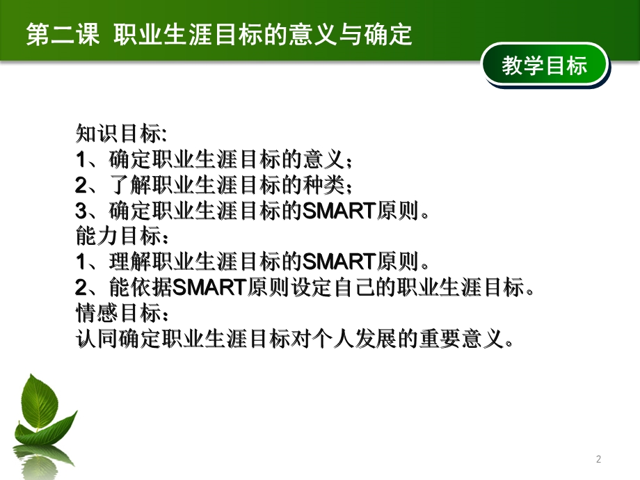 职业生涯目标的确定.ppt_第2页