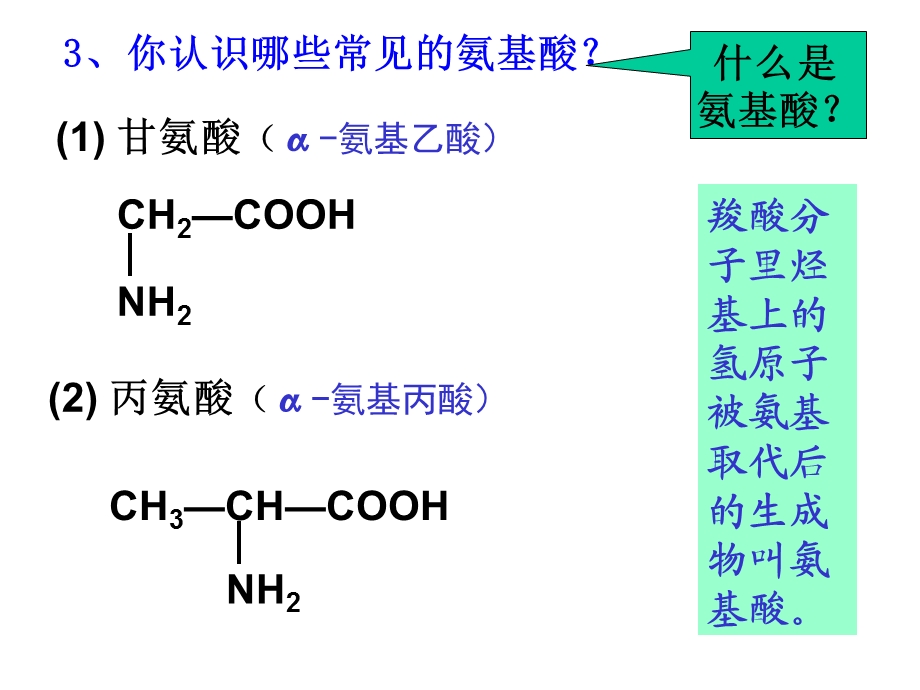 高二化学蛋白质和氨基酸.ppt_第3页