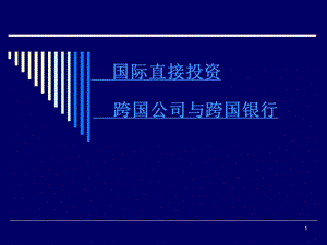 跨国公司与跨国银行.ppt