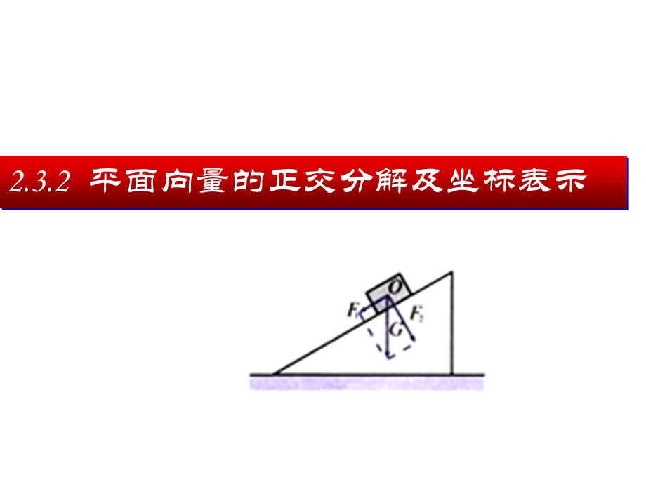 2.3.23平面向量的正交分解及坐标表示.ppt_第2页