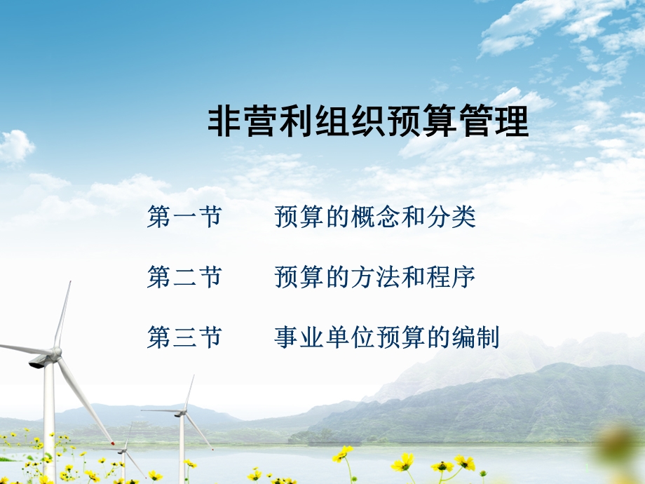 非营利组织预算管理.ppt_第1页