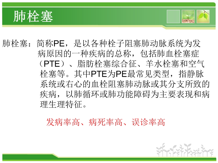 肺栓塞的诊断和评估.ppt_第3页