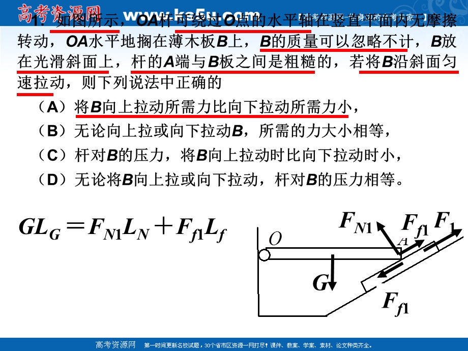 高三物理专题复习课件：力学综合题.ppt_第2页