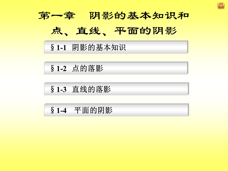 阴影的基本知识和点、线、面的阴影.ppt_第1页