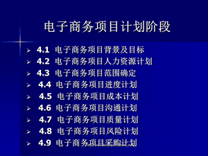 【大学课件】电子商务项目计划.ppt