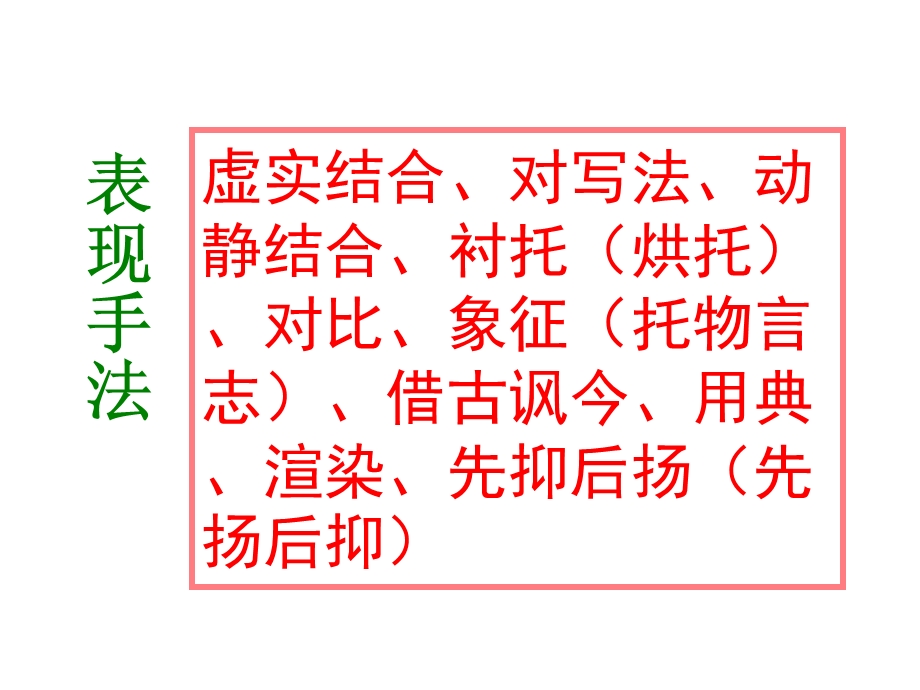 表达技巧之表现手法.ppt_第1页