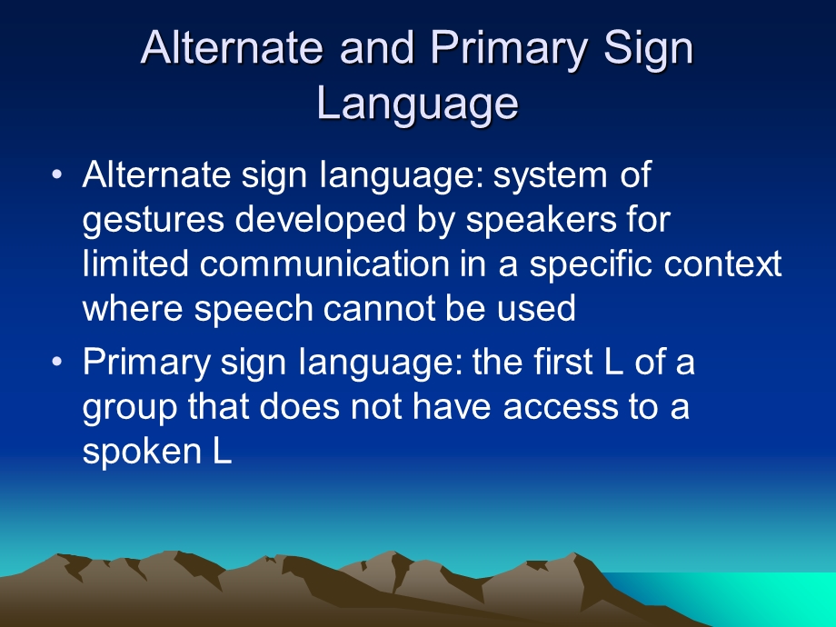 英语语言学课件Chapter18SignLanguag.ppt_第2页