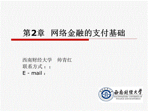 网络金融的支付基础.ppt