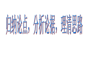 议论文阅读专题讲座.ppt