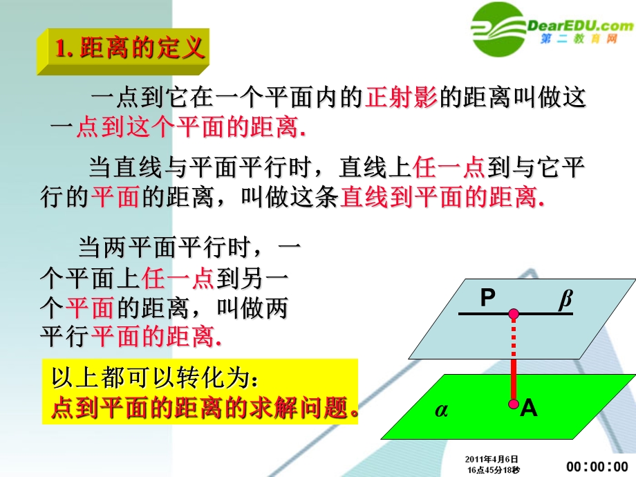 3.2.2立体几何中的向量方法距离的向量计算方法课件.ppt_第2页