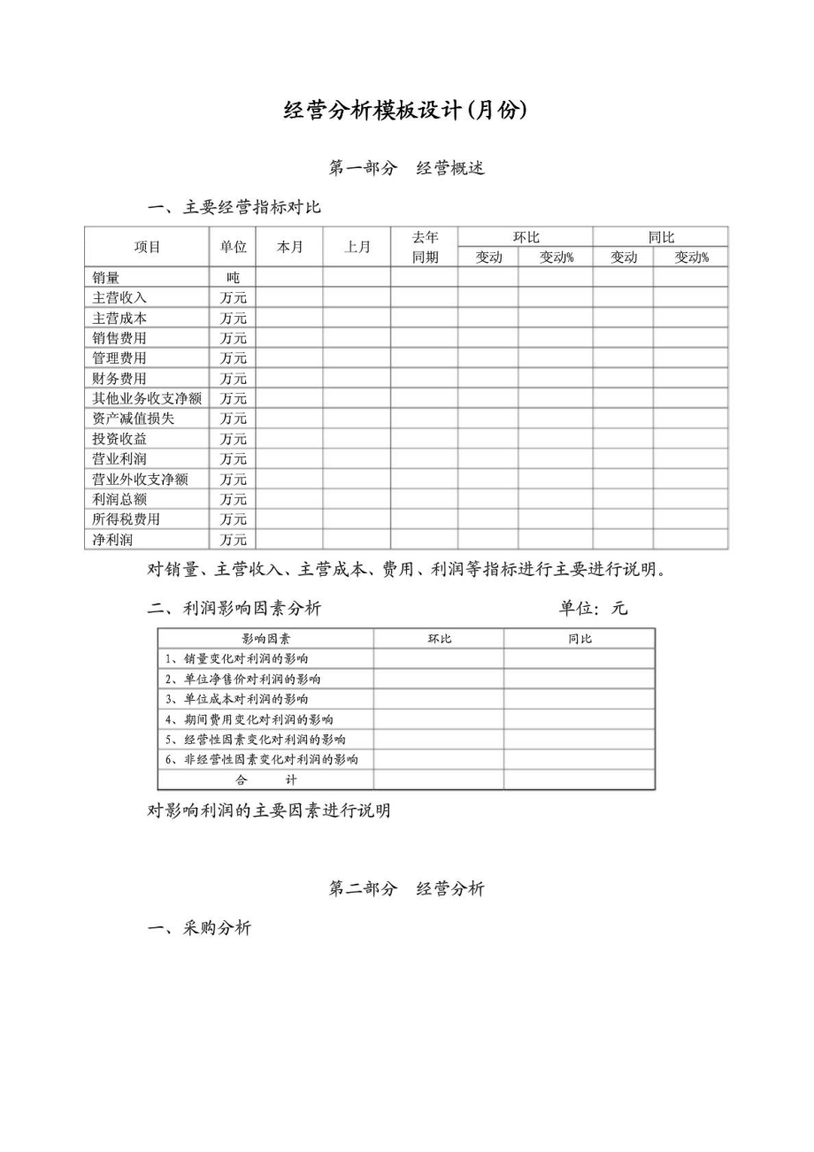 经营分析模板设计(月份).doc_第2页