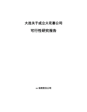 大连关于成立火花塞公司可行性研究报告.docx