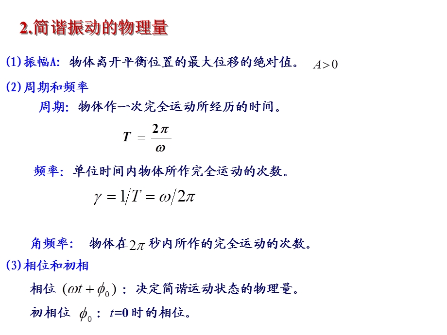 大学物理ppt课件第九章振动.ppt_第2页