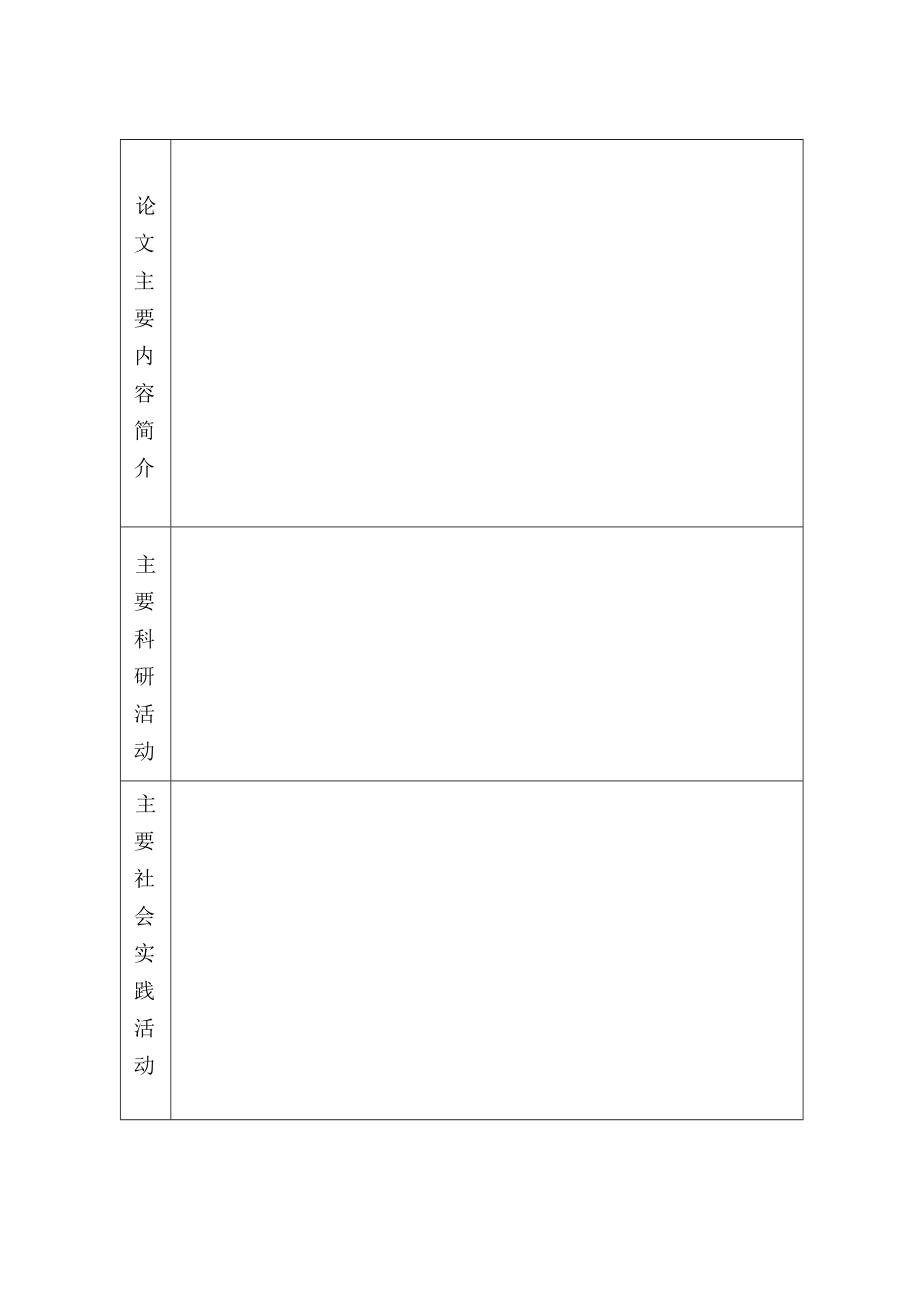 XX理工大学博士毕业生就业推荐表.docx_第3页