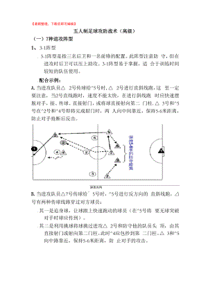 五人制足球攻防战术(完整资料).docx