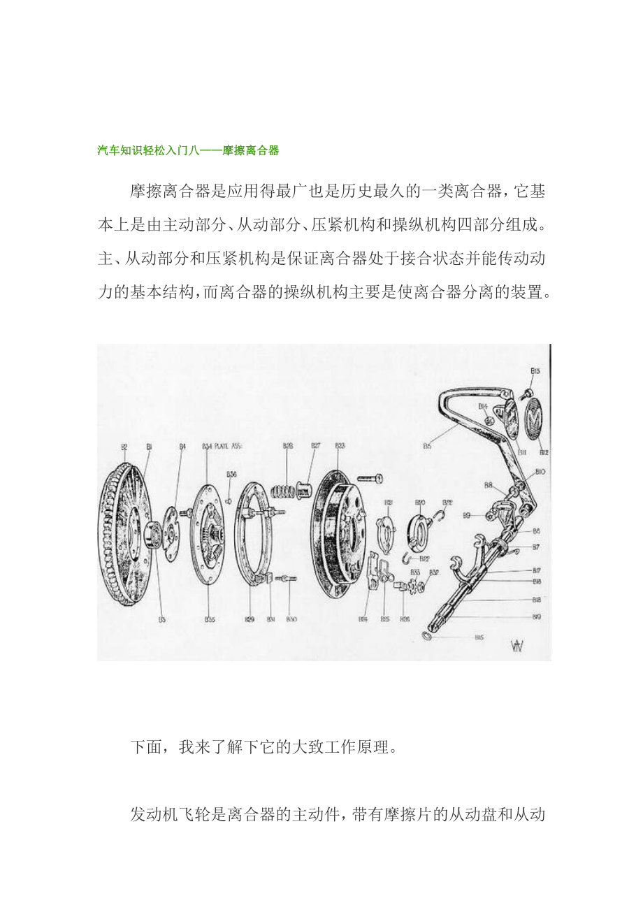 汽车知识轻松入门八——摩擦离合器.doc_第1页