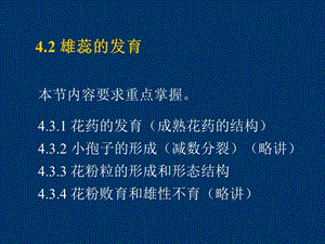 《植物学教学资料》第三-四节雄蕊、雌蕊的发育.ppt