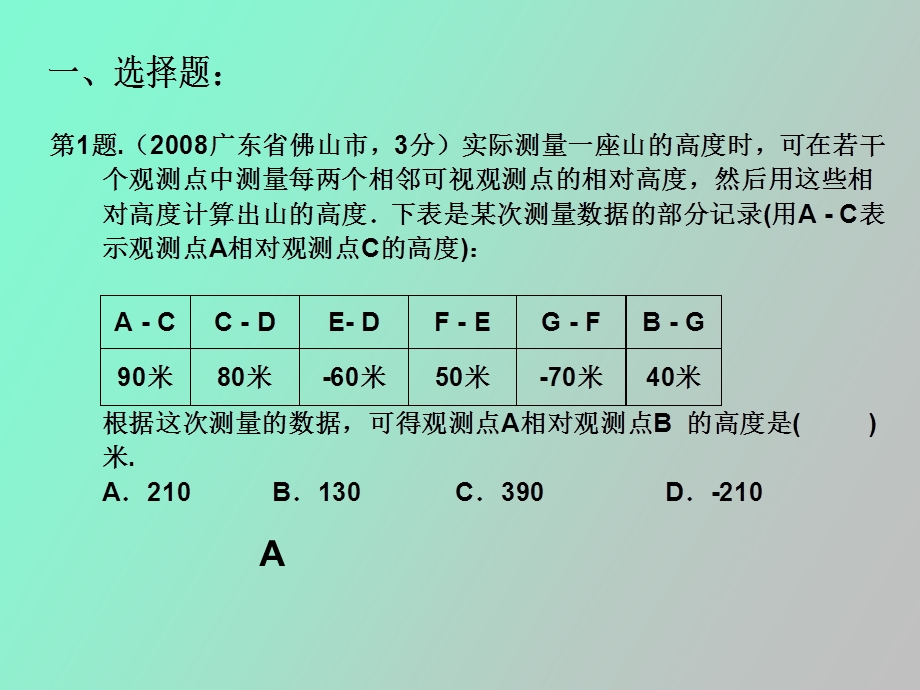 运用有理数的运算解决简单的实际问题.ppt_第2页