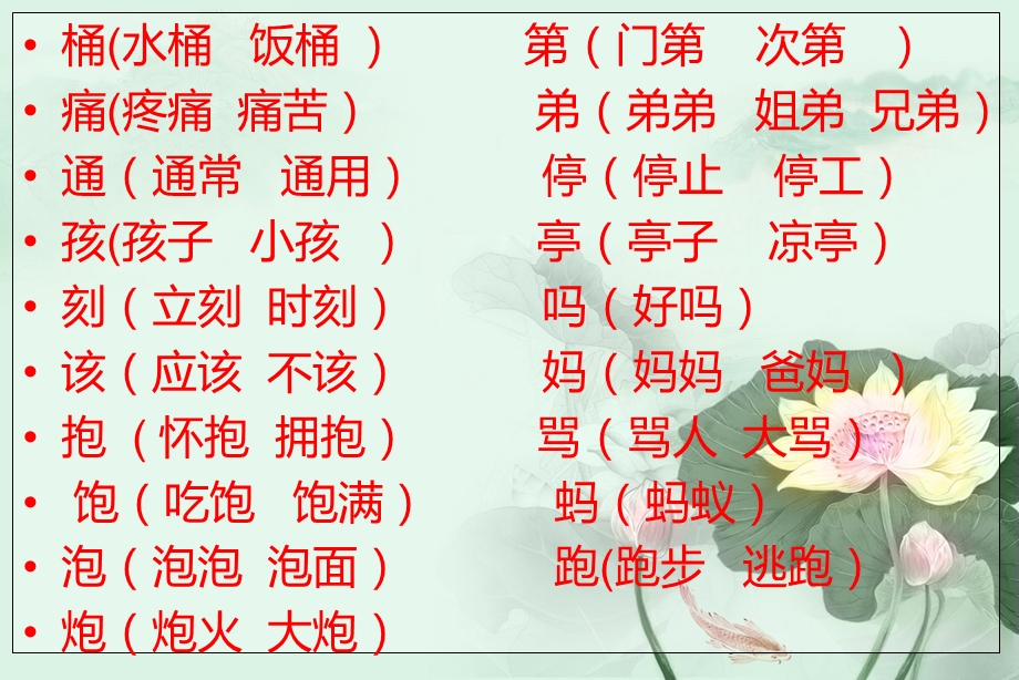 北师大四册第二单元归纳.ppt_第3页